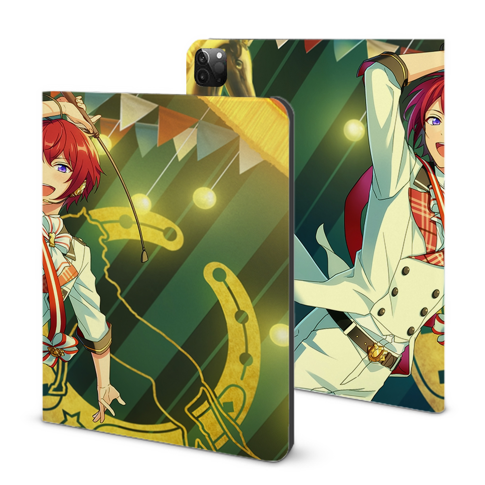 （画像用） あんさんぶるスターズ! Ensemble Stars IPadケース ペンホルダー付き ブックスタイルデザイン